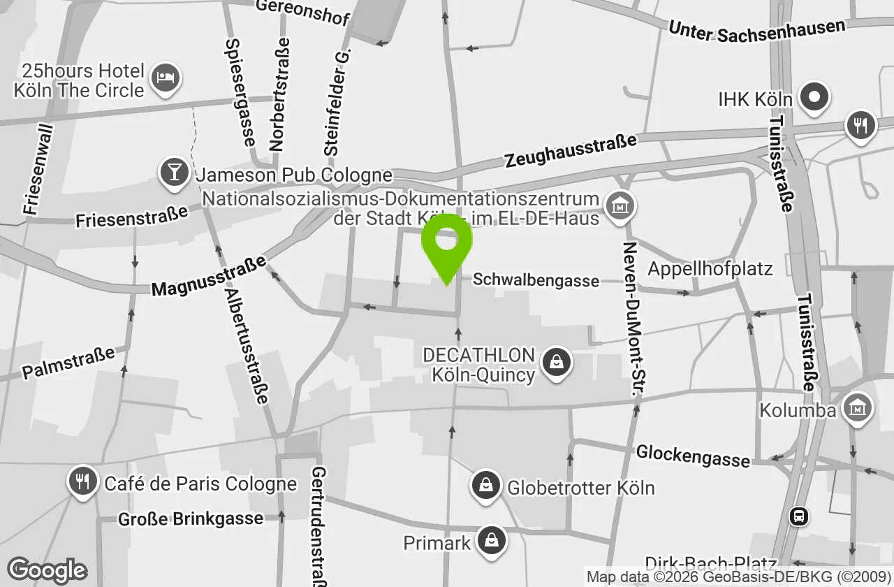 Karte: Seidl Optik, Auf dem Berlich 19, 50667 Köln